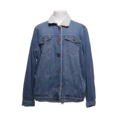 Fodrad jeansjacka (Blå, Vit) från Tu Woman Bomull, Polyester