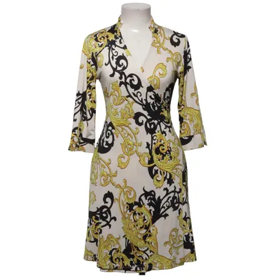 Slå-om-kjole (Beige, Sort, Guld) fra Chamonelle Elastan, Polyester