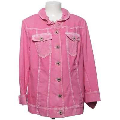 Denim jacket (Pink) from NP Casual Cotton, Elastane