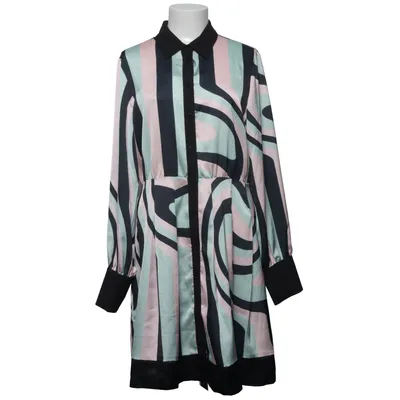 Skjortekjole (Sort, Pink, Grøn) fra John Richmond Polyester