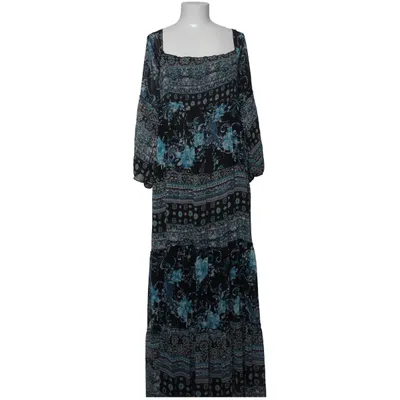 Maxi jurk (Zwart, Blauw, Meerkleurig) van Alcott Elastaan, Polyester