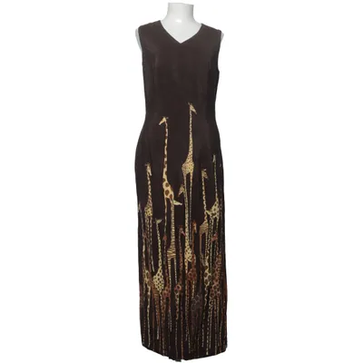 Maxi dress (Brown, Yellow) from Betty Barclay Polyester, Viscose
