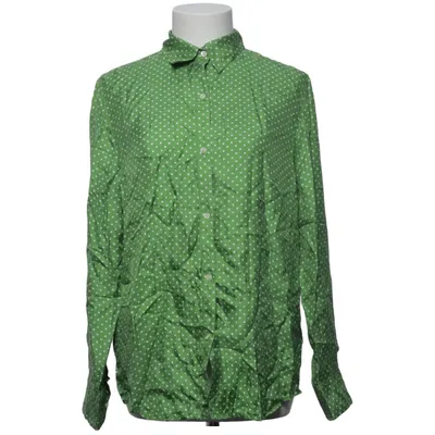 Blouse (Green, White) from Jones New York Silk