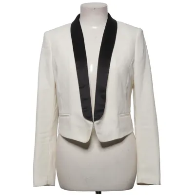 Smokingkavaj (Vit, Svart) från H&M Polyester