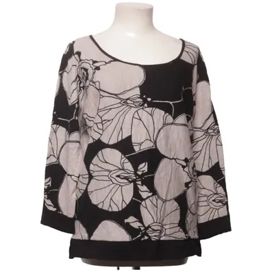 Blouse (Black, White) from Mansted Cotton