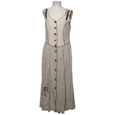 Dirndl (Beige) van Meico Katoen, Linnen