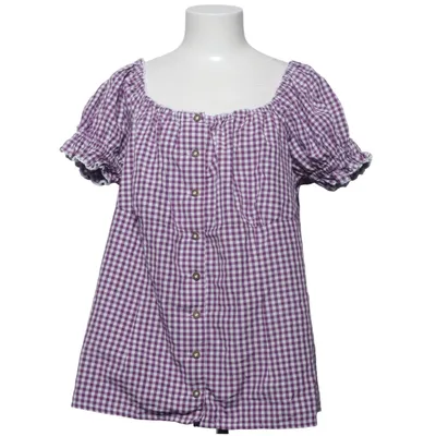 Dirndl blouse (Purple, White) from NABER Collection