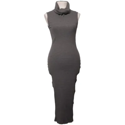 Poloklänning (Grå) från Sense Woman Elastan, Polyester, Viskos