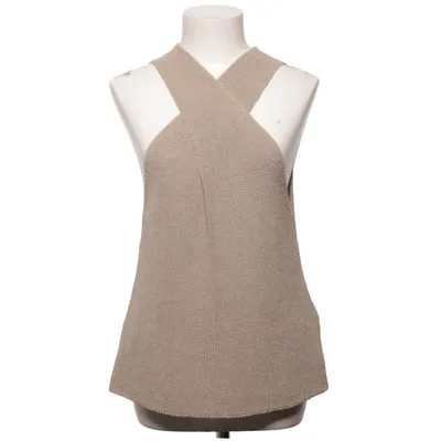 Pull sans manches (Marron) de Massimo Dutti Coton, Polyester