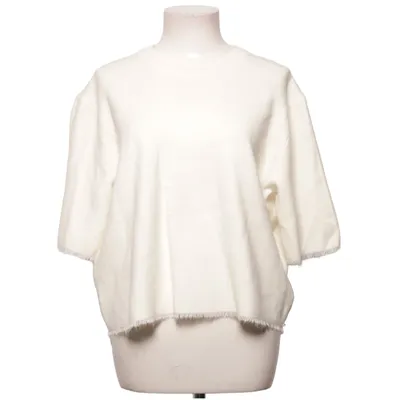 T-shirt (Hvid) fra Louise Orop Modal, Nylon, Polyester, Viscose, Uld