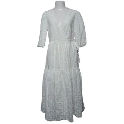 Slå-om-kjole (Hvid) fra Monki Polyamid, Polyester, Viscose