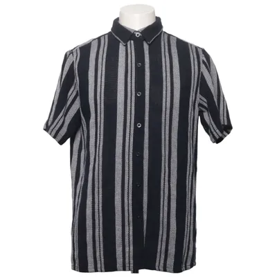 Chemise à manches courtes (Noir, Blanc) de S.C.W Coton, Polyester