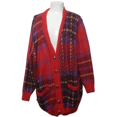 Cardigan (Red, Purple, Multicolored) from Lucia Acrylic, Mohair, Polyamide, Wool