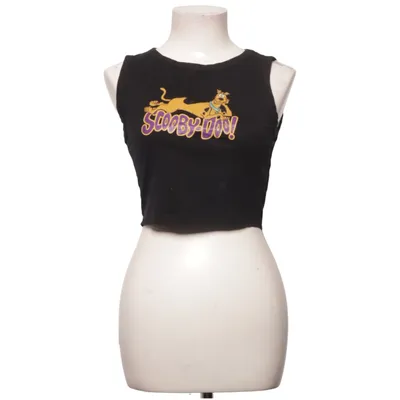 Crop top (Sort) fra Scooby-Doo Bomuld, Elastan