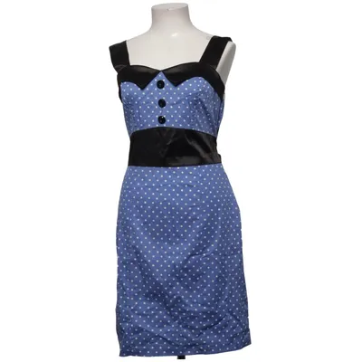 Dress (Blue, White, Black) from H&R Cotton, Elastane