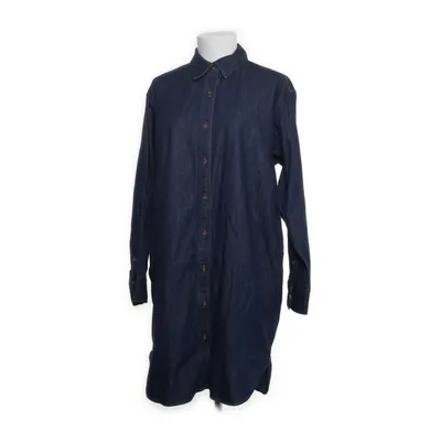 Denim blouse (Blauw) van Uniqlo Katoen