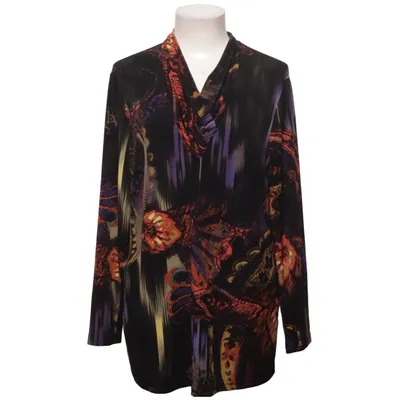 Bluse (Sort, Flerfarvet) fra Atelier Creation Elastan, Polyester