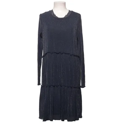 Jurk (Blauw) van Moves Elastaan, Metallvezel, Polyamide, Polyester