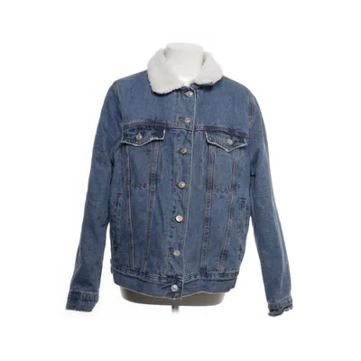 Fodrad jeansjacka (Blå, Vit) från Denim Co