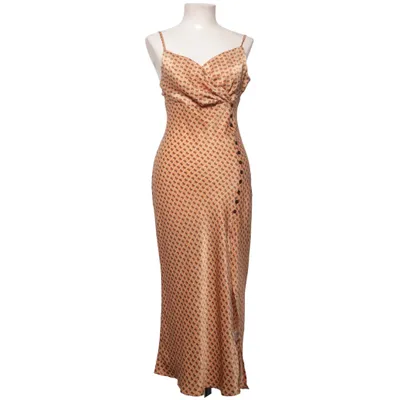 Robe longue (Marron, Rose, Orange) de Collection Pimkie Polyester, Viscose
