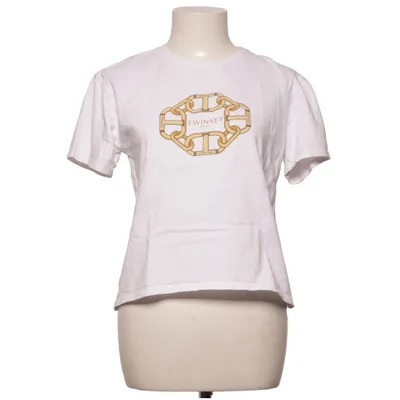 T-shirt (Vit, Guldfärgad) från Twinset