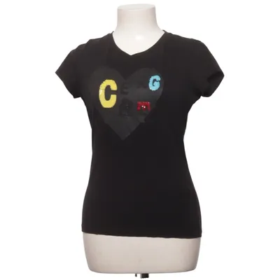 T-shirt (Noir) de Iceberg Coton, Élasthane