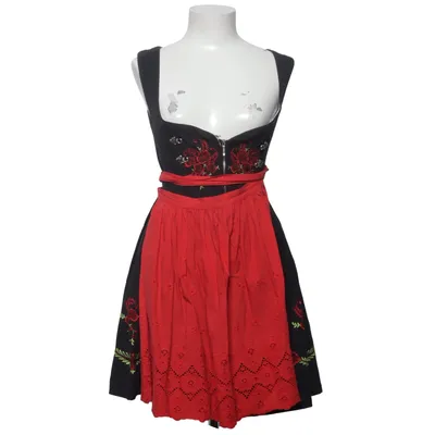 Dirndl (Svart, Röd, Vit) från Original Steindl Bomull