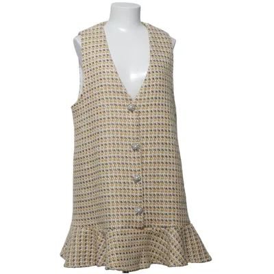 Dress (Beige, White, Multicolored) from Sister Jane Elastane, Polyester, Wool