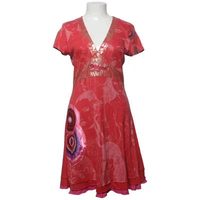 Klänning (Röd, Rosa, Flerfärgad) från Desigual Bomull