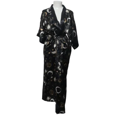 Robe de chambre (Noir, Or) de Natural Selection Polyester