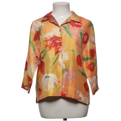 Bluse (Orange, Rot, Mehrfarbig) von Nadine H Seide
