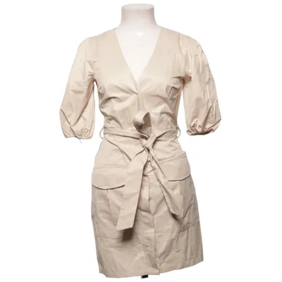 Skjortekjole (Beige) fra Sara Sieppi x NA-KD Bomuld, Polyester