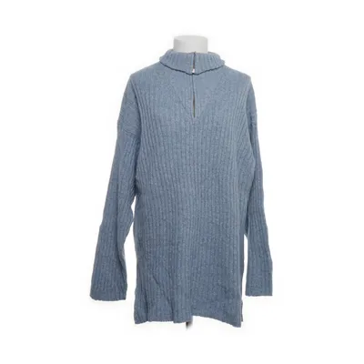 Sweater (Blue) from Zero Polyester, Silk, Wool