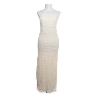 Maxi dress (White) from Zara Cotton