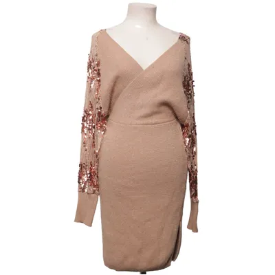Cocktailjurk (Beige) van Golden Days Metallvezel, Polyamide, Polyester