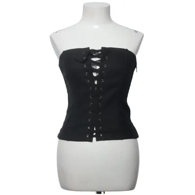 Tube top (Zwart) van Zara Woman Katoen, Elastaan