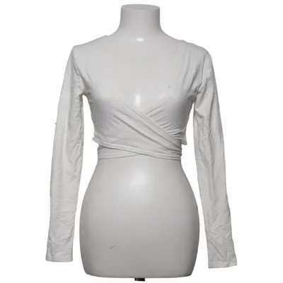 Wikkeltop (Wit) van Edikted Elastaan, Viscose