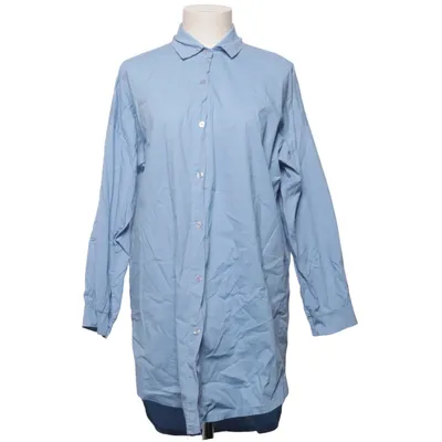 Shirt (Blauw) van Estee Brown Katoen, Elastaan