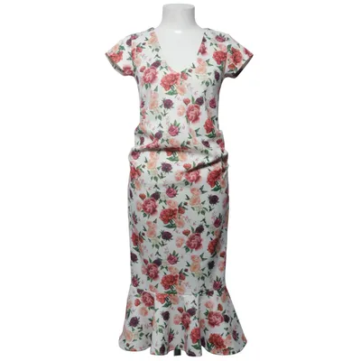 Vente kjole (Hvid, Flerfarvet) fra Bluebelle Maternity Elastan, Polyester