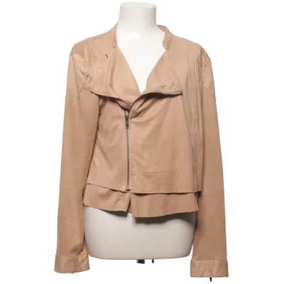 Biker jacket (Beige) from Flash Woman Polyester