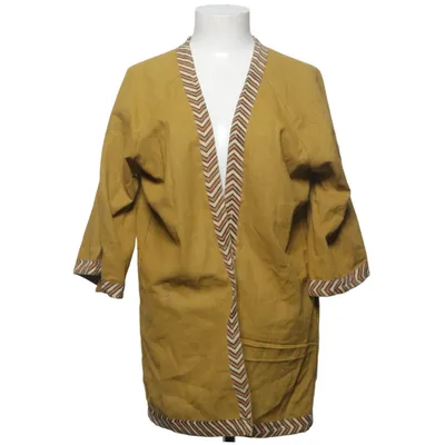 Cardigan (Yellow, Brown) from Guru Shop Cotton