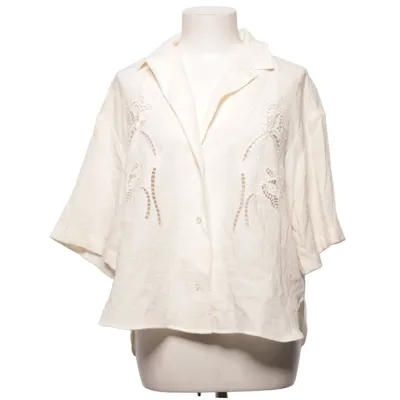 Korte mouwen shirt (Beige) van H&M Polyamide, Viscose
