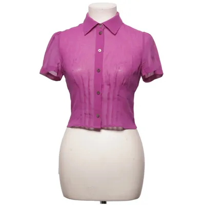 Short sleeve shirt (Purple) from Club Monaco Silk