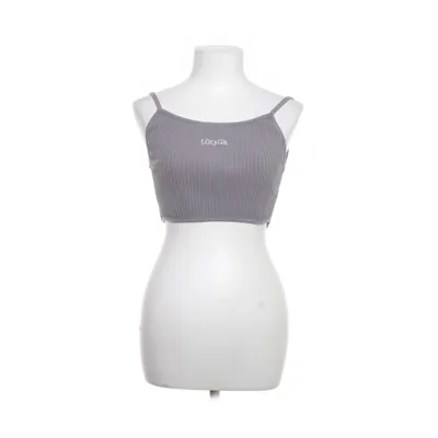 Crop top (Gris) de Lounge Apparel Coton, Élasthane