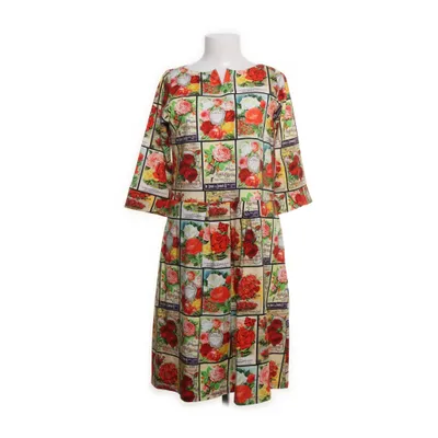 Klänning (Röd, Beige, Flerfärgad) från Margot Bomull, Elastan