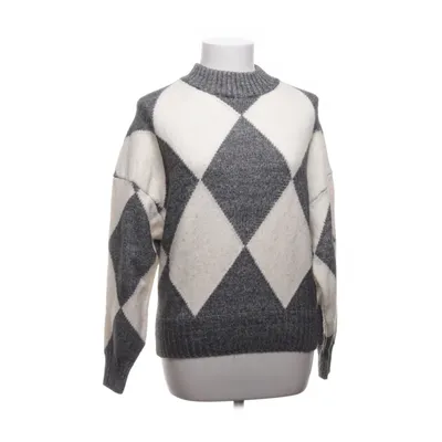 Sweater (Gray, White) from Pringle of Scotland x H&M Acrylic, Polyester, Wool
