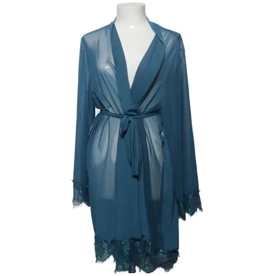 Morgenkåbe (Blå) Elastan, Polyester