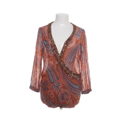 Bluse (Brun, Flerfarvet) fra Patrizia Pepe Silke