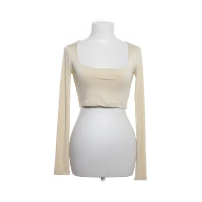 Crop top (Beige) van PrettyLittleThing Elastaan, Polyester