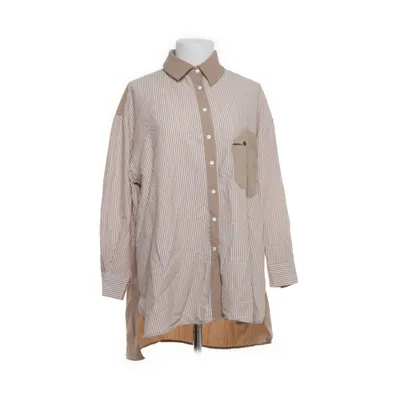Shirt (Beige, Brown) from Nefise Cotton